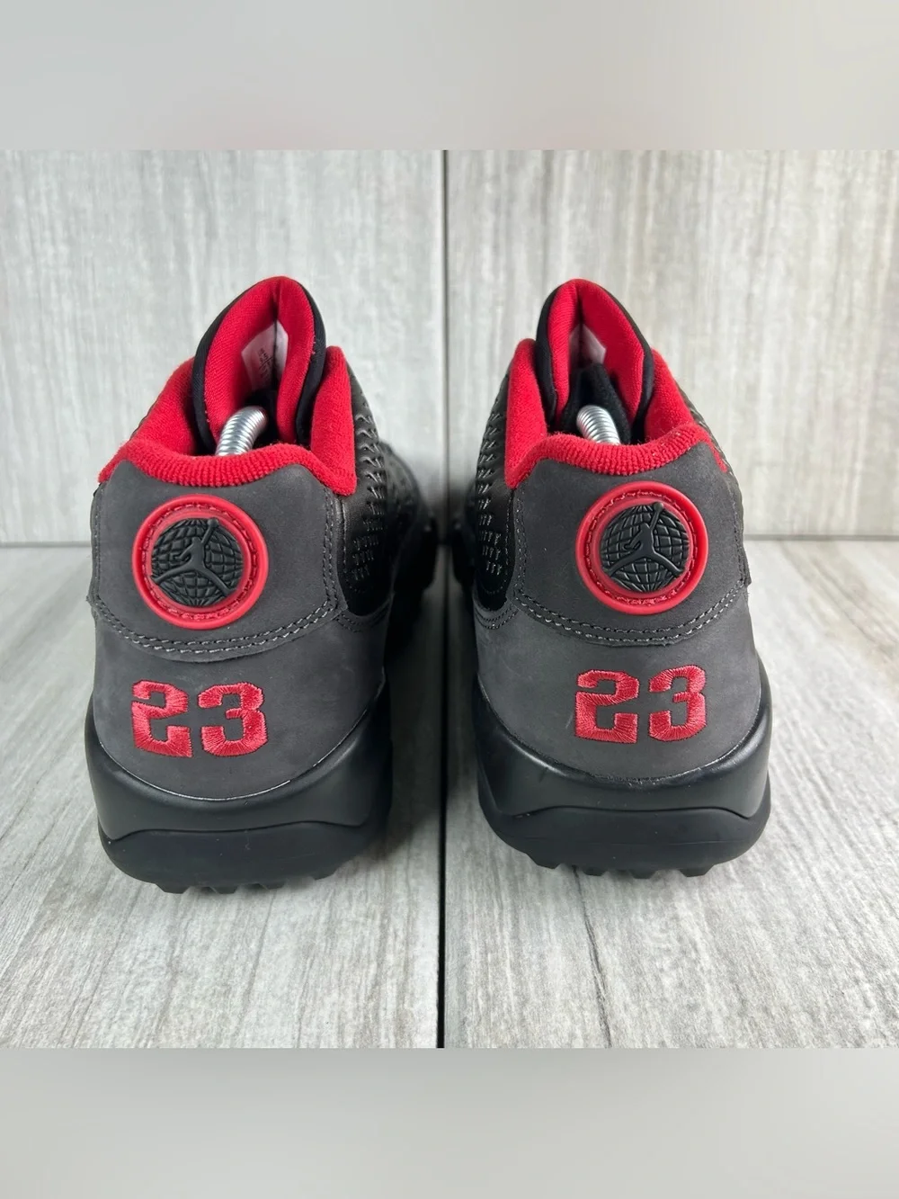 NEW Air Jordan 9 Retro Low Charcoal Golf Cleats Sneaker fj5934-002 Mens Size 9.5